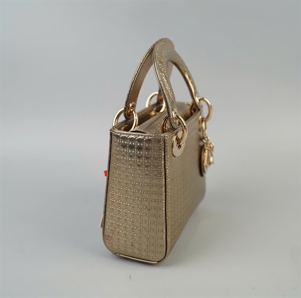 Túi Dior Lady vàng sz Mini KG+