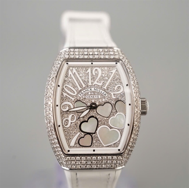 Đồng hồ Franck Muller V32 (32x46mm) trắng (no2281) (HC) KG+