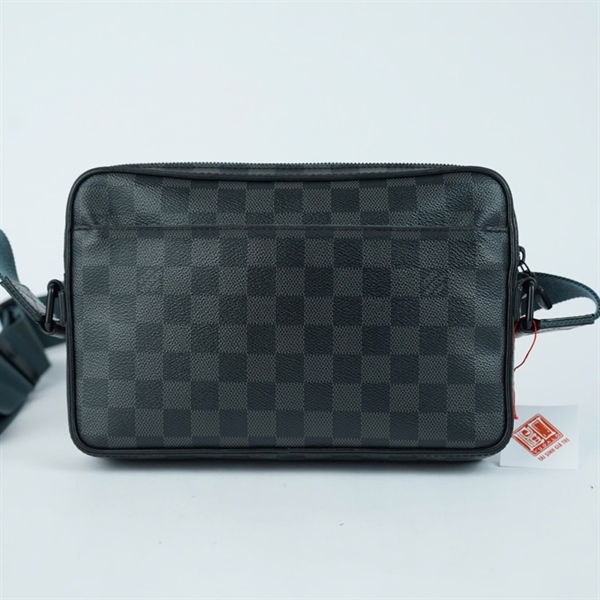 Túi LV Alpha Messenger ô vuông đen sz25 KG+