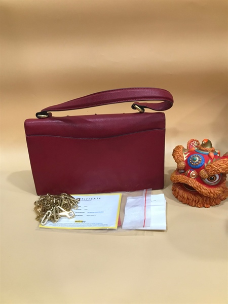 Túi GG Đỏ 29Cm Đầu Hổ+