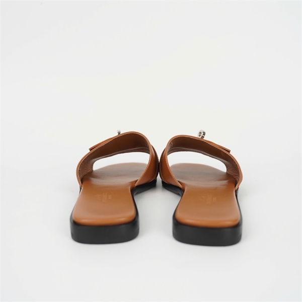 Dép Hermes màu nâu sz38 (HC) +