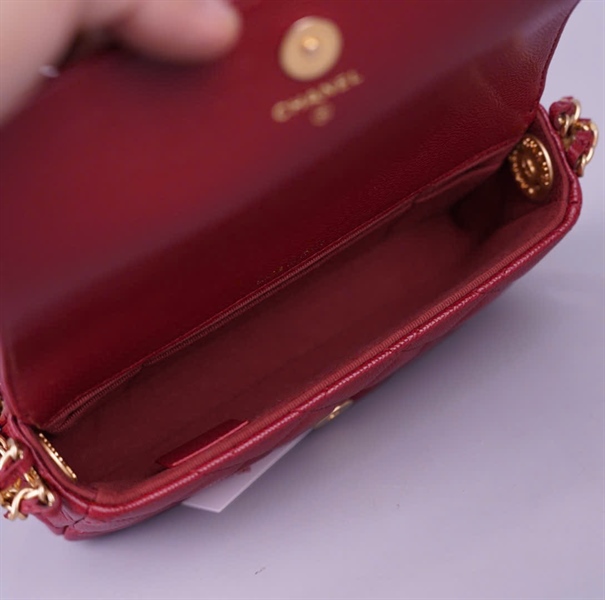 Túi Chanel Woc đỏ (JG27U54A) sz17 +