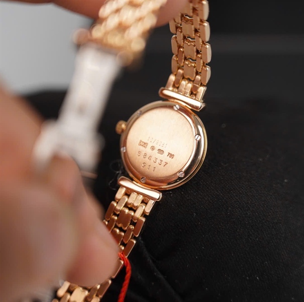 Đồng hồ Chopard mặt tròn màu vàng (584337) sz22 (HC) +