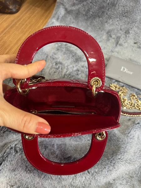 Túi dior mini đỏ +