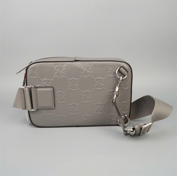 Túi GG đeo chéo xám (H038316785) sz22 (LTB) KG+