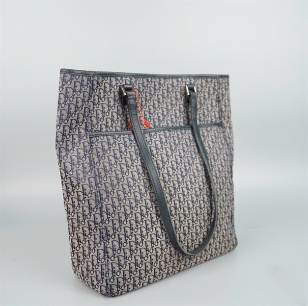 Túi Dior tote xám xanh sz30 (ALT) KG+