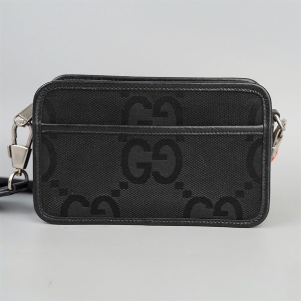 Túi GG đeo chéo đen sz 22 (BQ) KG+