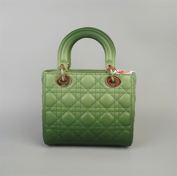 Túi Dior Lady xanh omber (18-MA-0211) szS (BMC)+