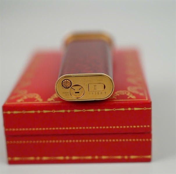 Bật lửa Cartier đỏ (68358T) KG+