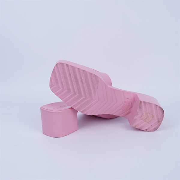Dép GG màu hồng sz39 đế 5p KG +