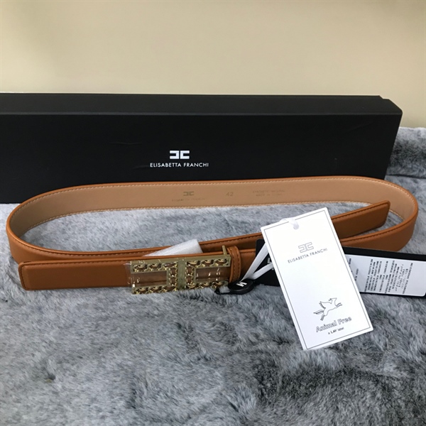 Thắt Lưng Nữ Elisabetta Franchi Vàng Bò KG+