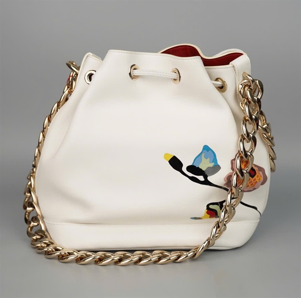 Túi Dior Nóe trắng in hình sz21 KG+