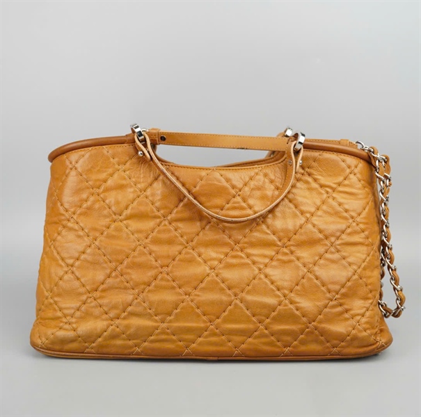 Túi Chanel tote vàng ánh kim có lót form (16597472) sz40 KG+