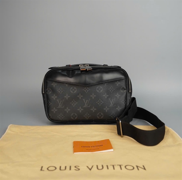 Túi LV đeo chéo hoa đen (MB0127) sz22 (HV) KG +