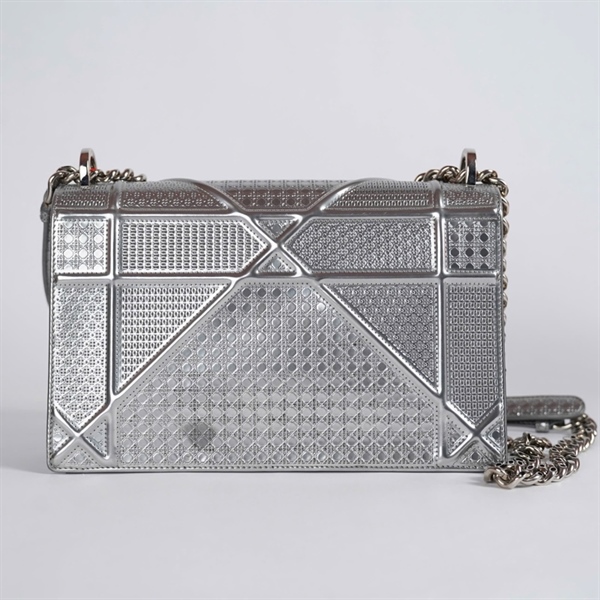 Túi Dior Woc bạc (01-BO-0137) sz25 KG+