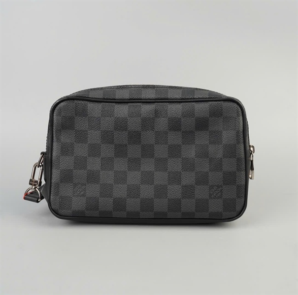 Túi LV Clutch ô vuông nâu sz24 KG+