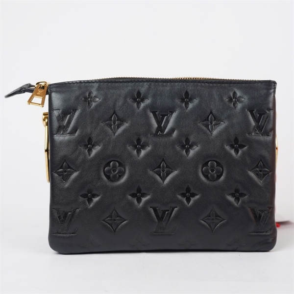 Túi LV Coussin hoa đen 2 strap sz21 KG+