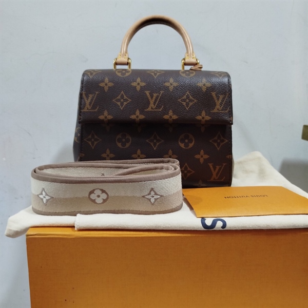 Túi LV Cluny Hoa Nâu+