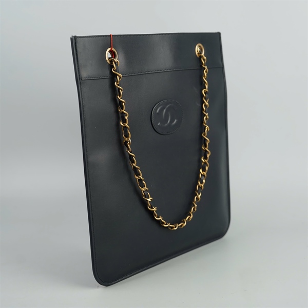 Túi Chanel Tote đen sz28 KG+