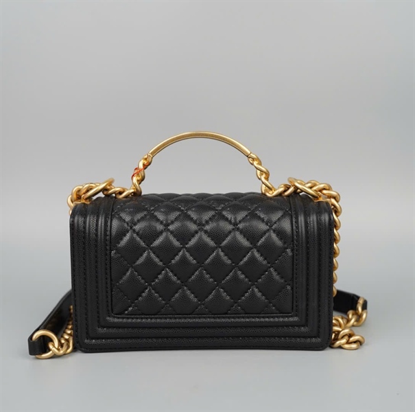 Túi Chanel Boy đen (A2CG76KA) sz20 (HC)+