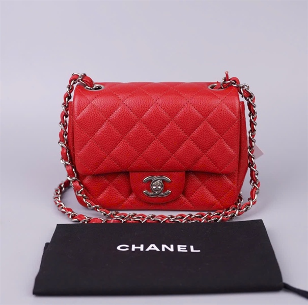 Túi Chanel Classic đỏ (18866212) sz16 KG+