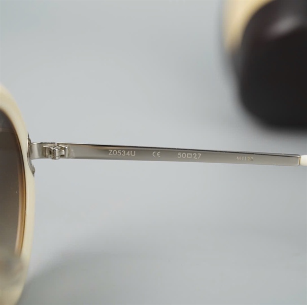 Mắt kính LV trắng (Z0534U) KG+