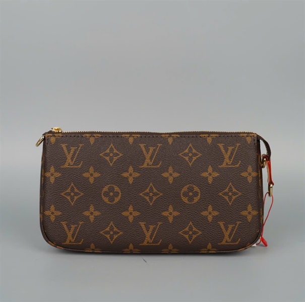 Túi LV Multi Pochette hoa nâu 2strap sz23 (ALT) KG+