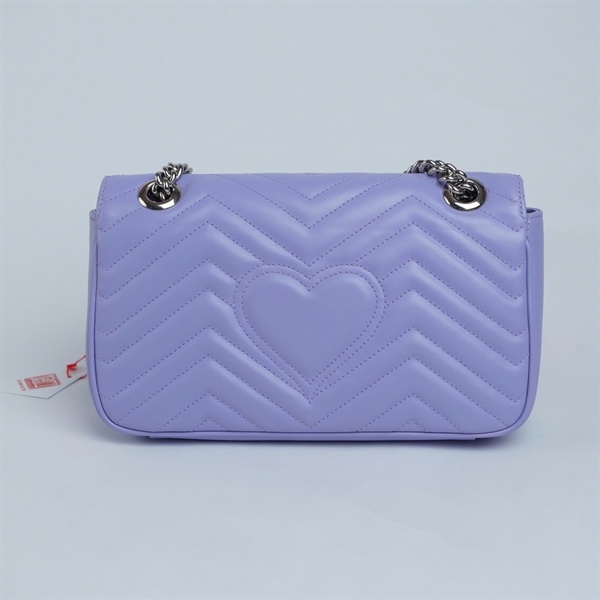 Túi GG Marmont tím kèm lót form (I039246923) sz25 (BQ) KG+