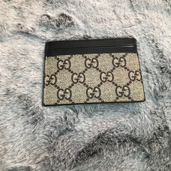 Ví Card Holder GG xám đen hình con ong ++
