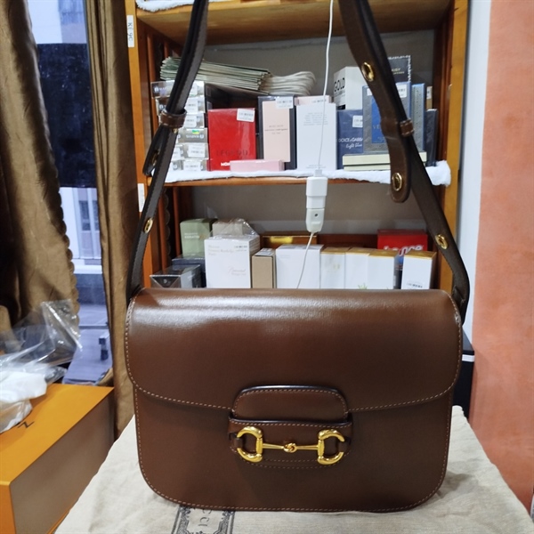 Túi GG 1955 nâu full +