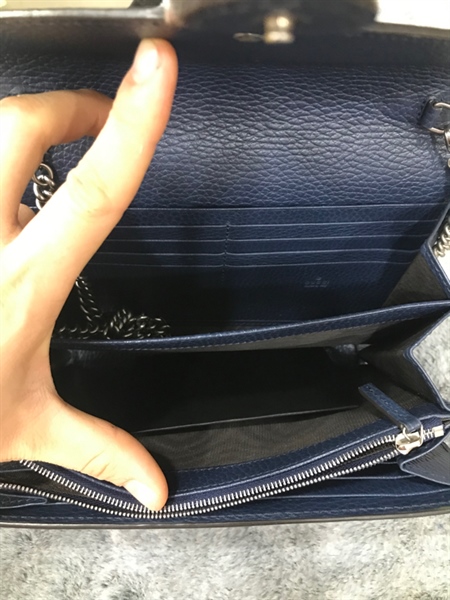 Túi GG Đầu Rồng Xanh Đen+