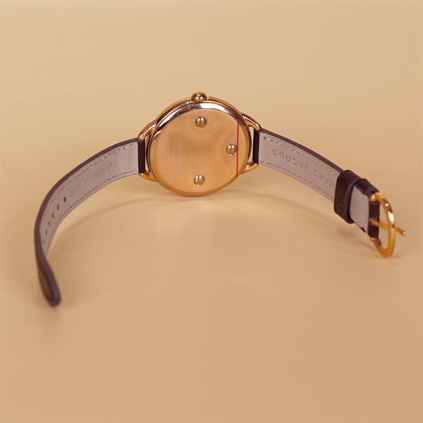 Đồng hồ nữ Marc Jacobs dây da nâu KG+