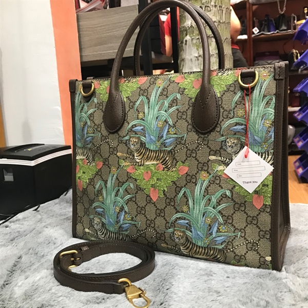 Túi xách tay GG hình cây hổ 30cm+