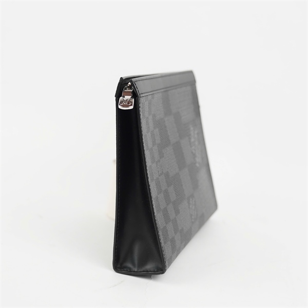 Túi LV Clutch ô vuông đen sz27 KG+