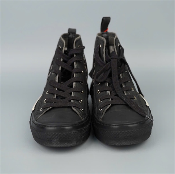 Giày Dior đen họa tiết sz38 KG+