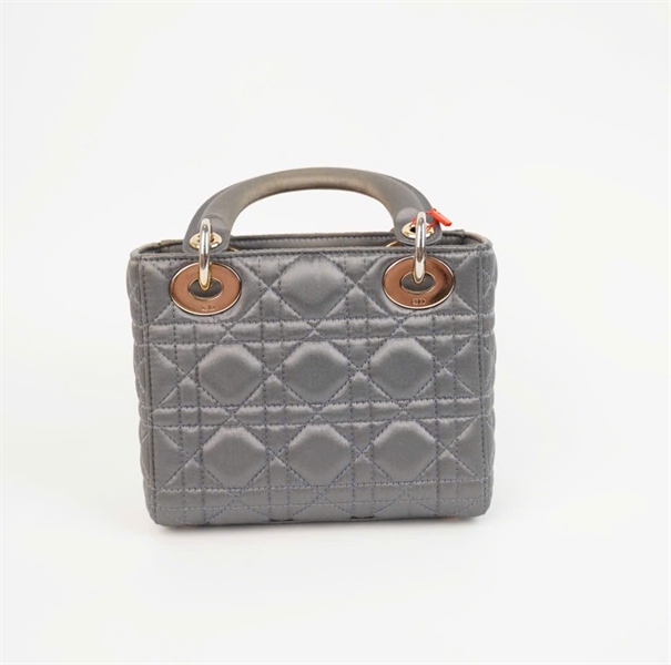 Túi Dior Lady màu xám sz mini +