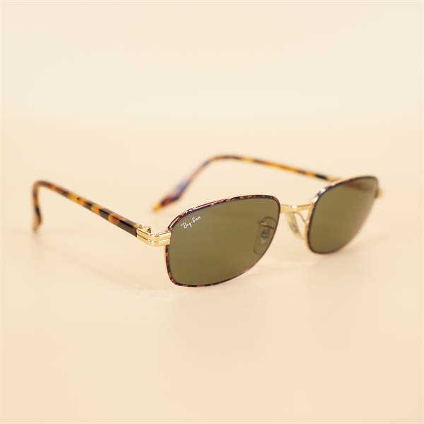 Kính Rayban gọng nâu loang KG+