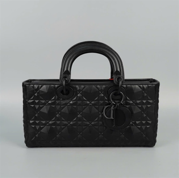 Túi Dior Joy kim cương đen 2strap sz26 (HC)+