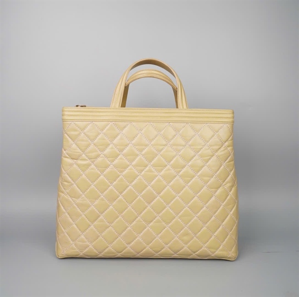 Túi Chanle tote xanh xám 17752450 sz39 KG+