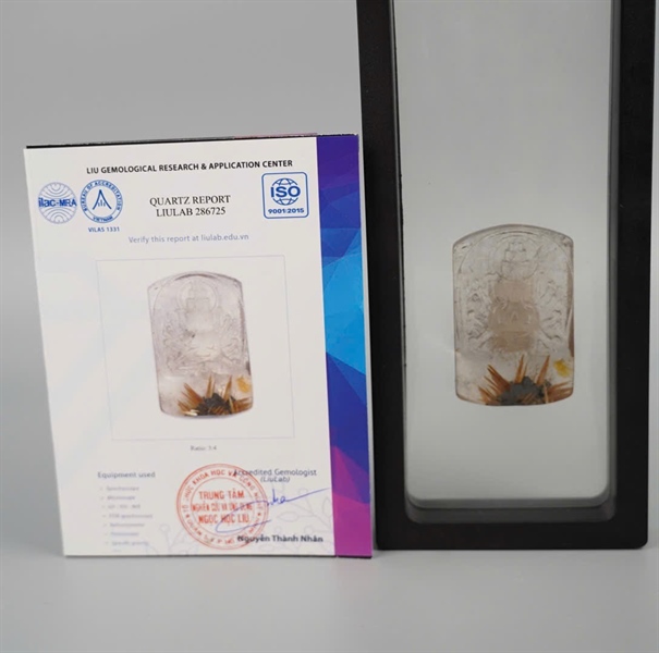 Mặt phật thiên thư tóc vàng (286725) KG+