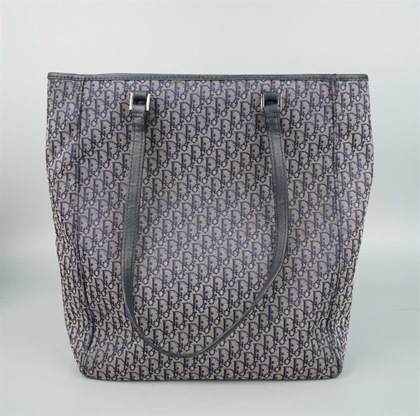 Túi Dior tote xám xanh sz30 (ALT) KG+
