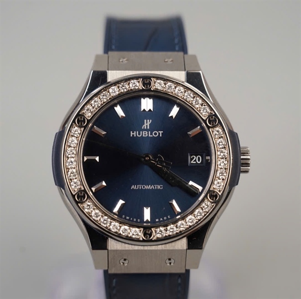 Đồng hồ Hublot CLASSIC FUSION xanh đen (1491539) (HC) KG+(38)