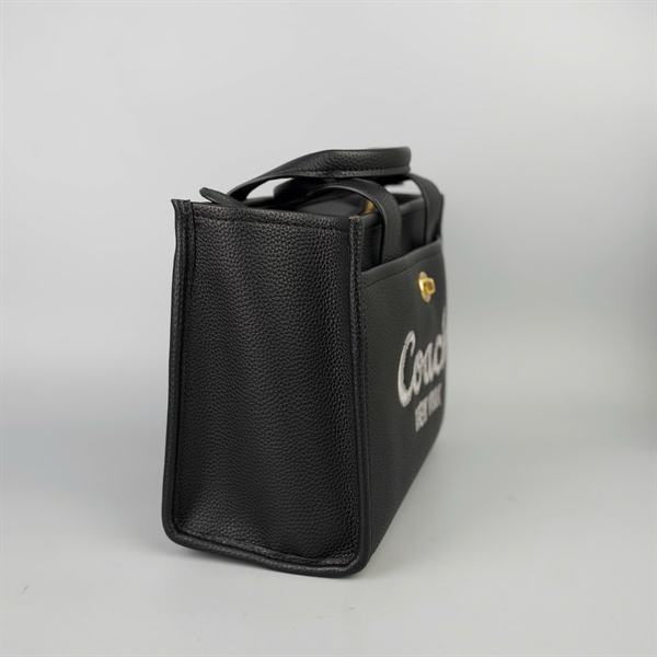 Túi Coach Handle đen sz26 +