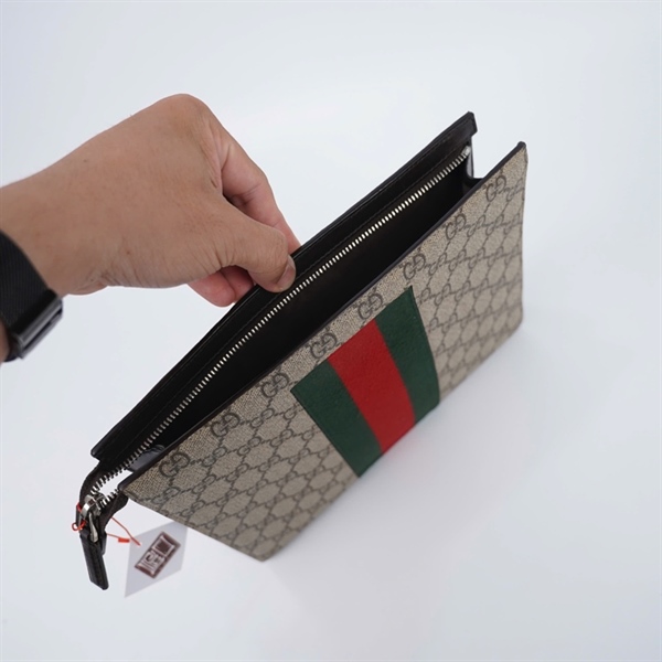 Túi GG Clutch xám (4753162149) +