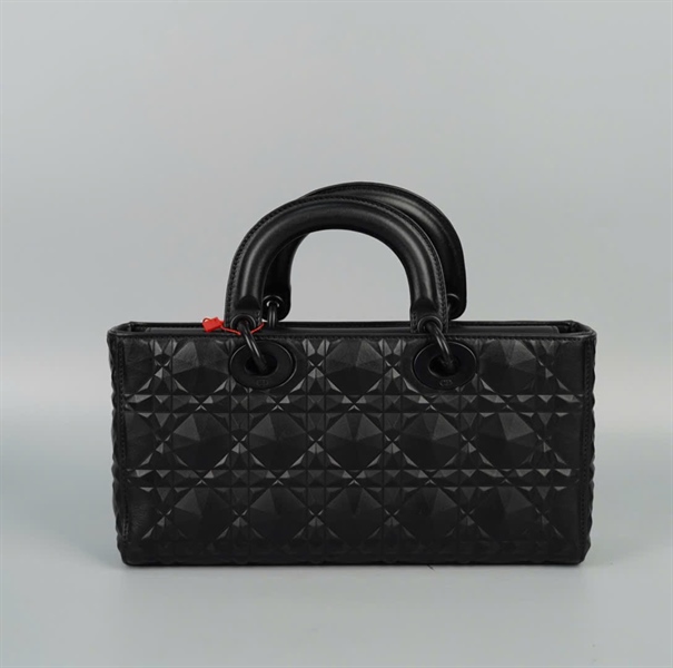 Túi Dior Joy kim cương đen 2strap sz26 (HC)+