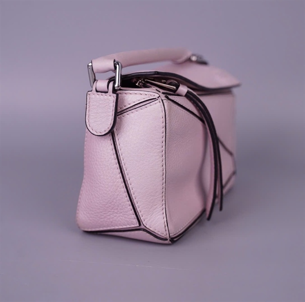 Túi Loewe hồng tím sz17 (BQ) KG+