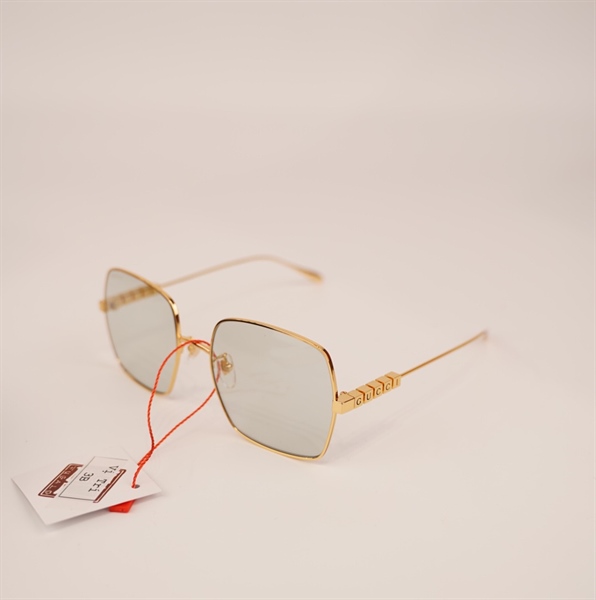 Kính GG mắt rêu nhạt gọng vàng KG+