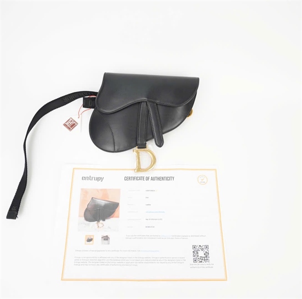 Túi Dior yên ngựa đen +