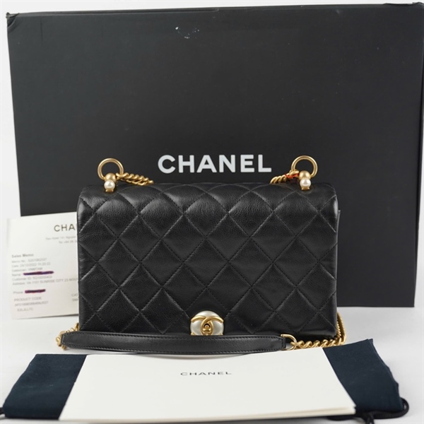 Túi Chanel Woc đen (28660288) sz23 (HN) KG+
