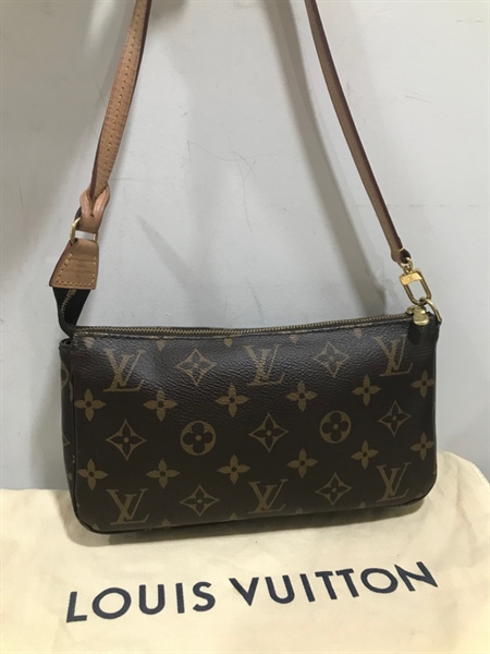 Túi LV Multi Pochette hoa nâu